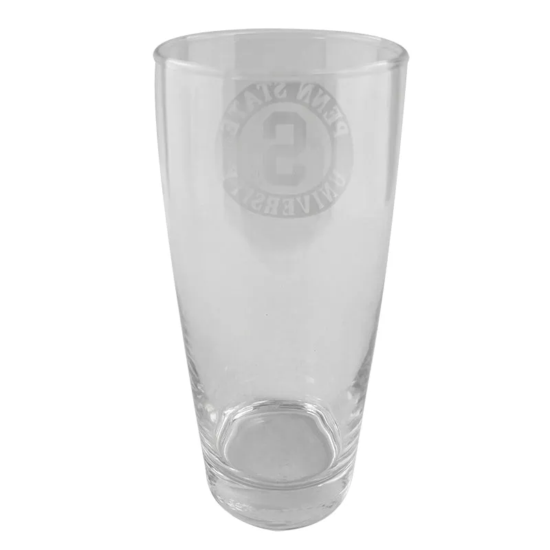 16oz Deep Etch Beverage Glass