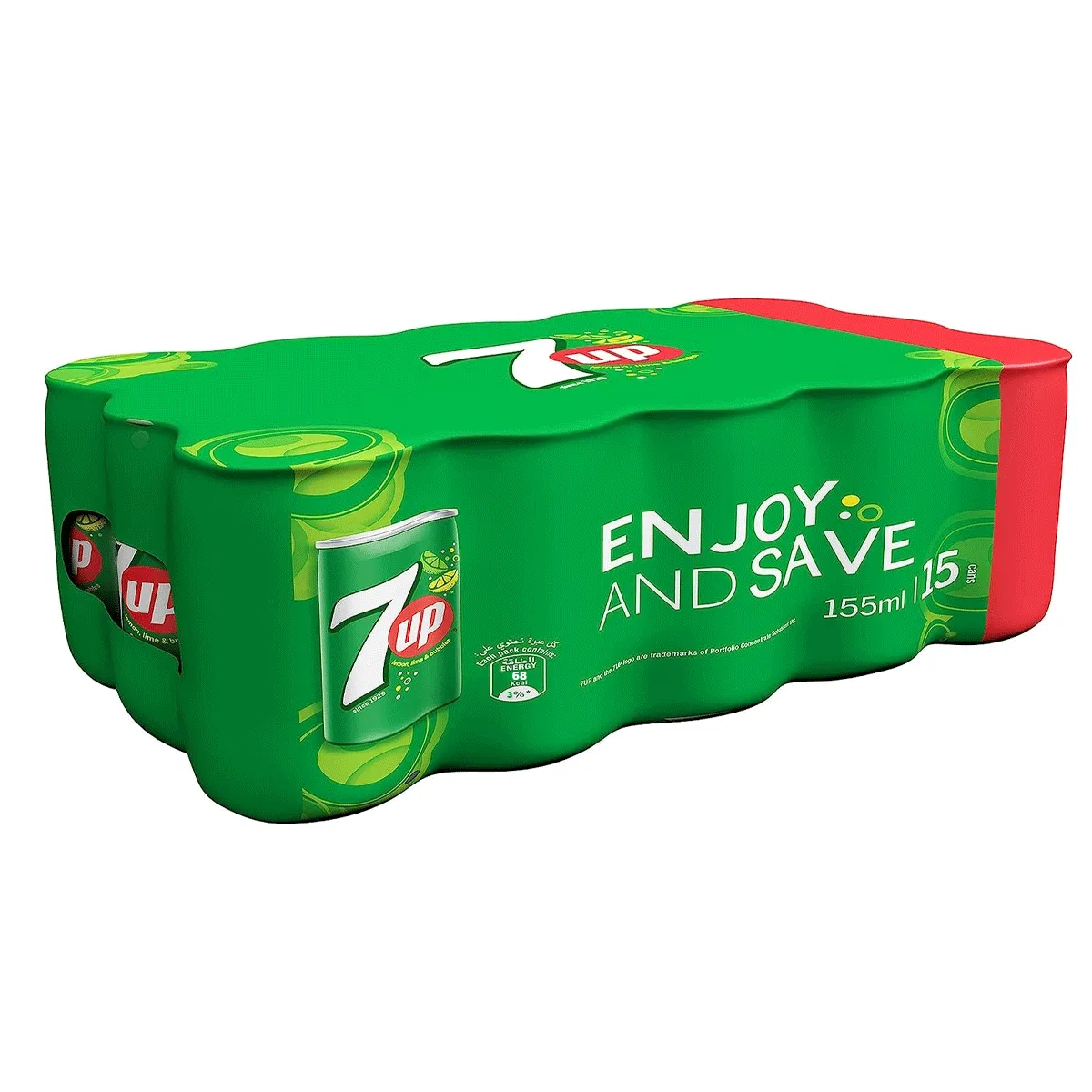 7Up Lemon & Lime Soft Drink 15*155ml Cans