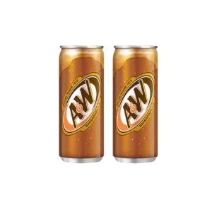 A&W Root Beer Imported 330ml (Pack of 2) - Rasa Sarsaparila Drink