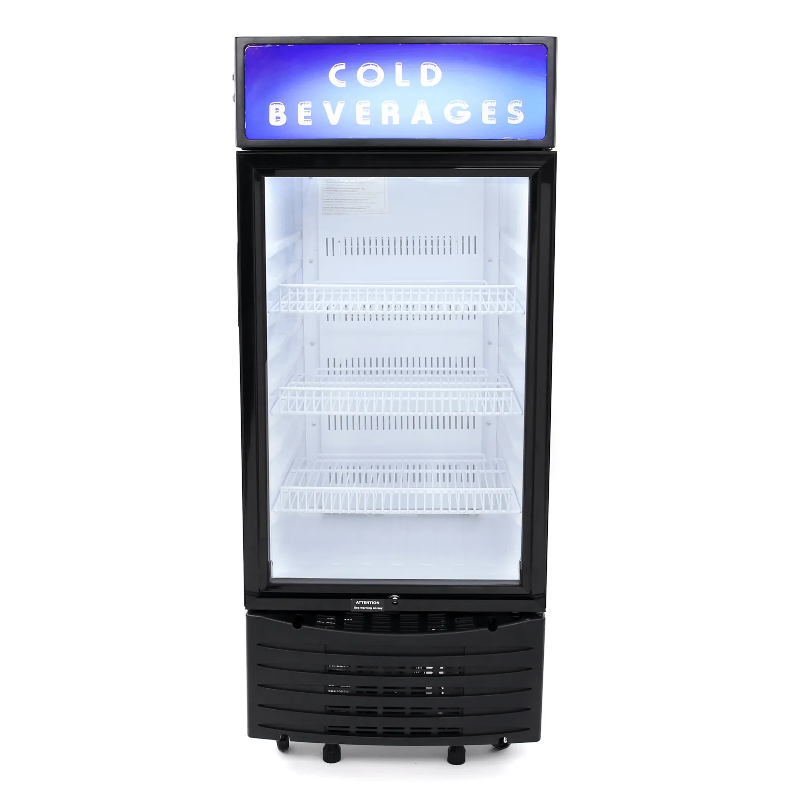 BCC6Q1BG Avanti 6.0 cu. ft. Commercial Beverage Center - Black / 6.0 cu. ft