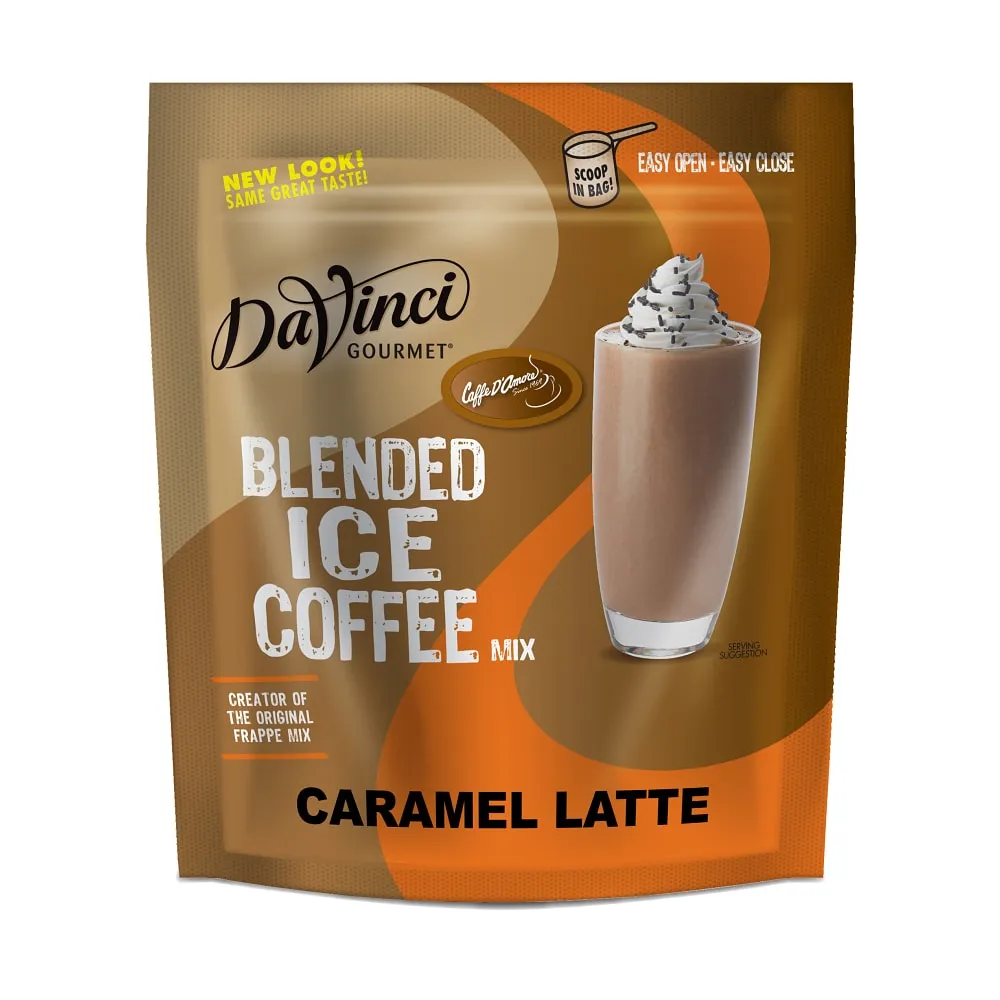 Caramel Blended Iced Coffee Mix - 4 x 3 lb Bags