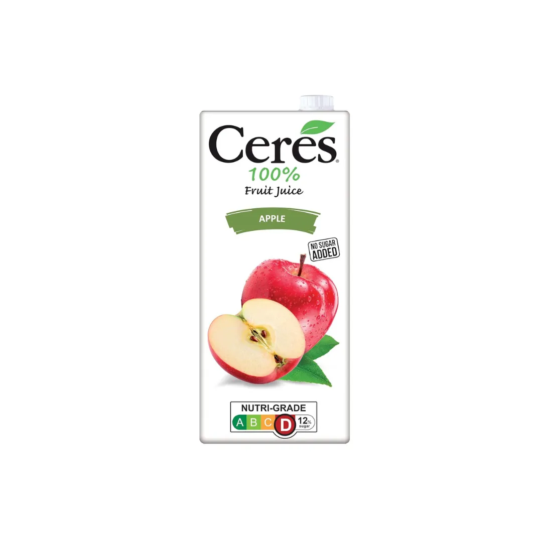 Premium Ceres 100% Natural Apple Juice, 1000ml – Pure & Refreshing Healthy Drink