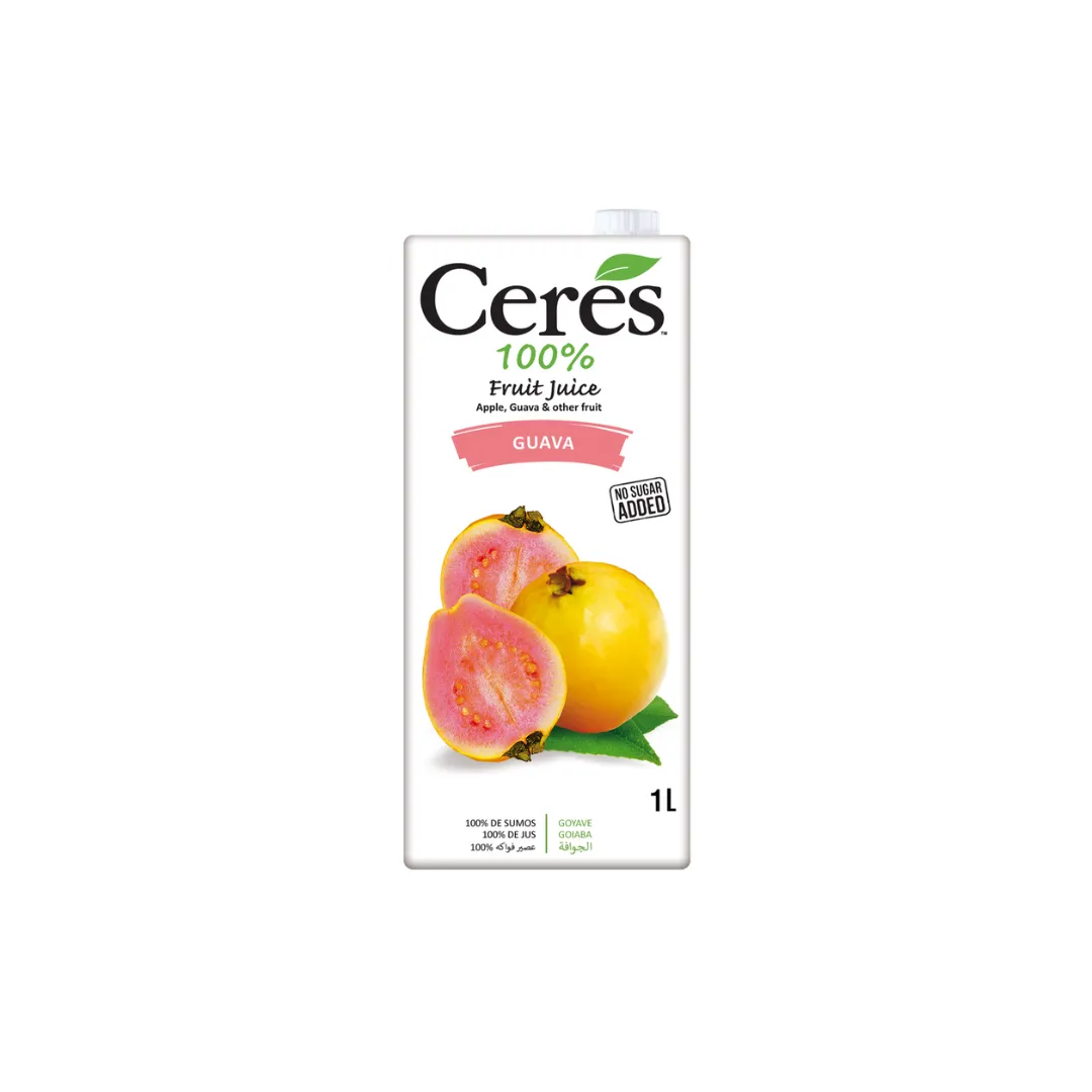 Ceres Guava Juice No Sugar Added 1000 ml – Pure, Sugar-Free & Healthy Guava Drink