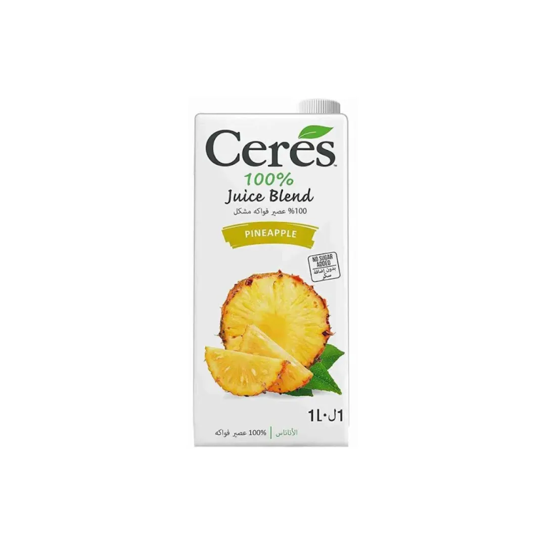 Ceres Pineapple Juice No Sugar Added 1000 ml – Natural, Healthy, Sugar-Free Pineapple Drink