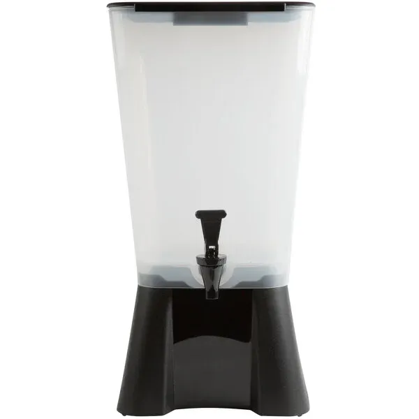 Choice 5 Gallon Black Beverage / Juice Dispenser