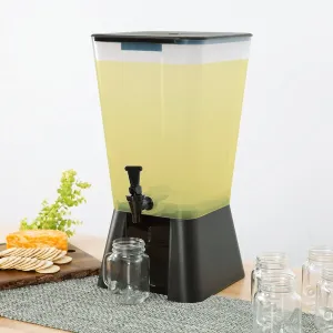 Choice 5 Gallon Black Beverage / Juice Dispenser