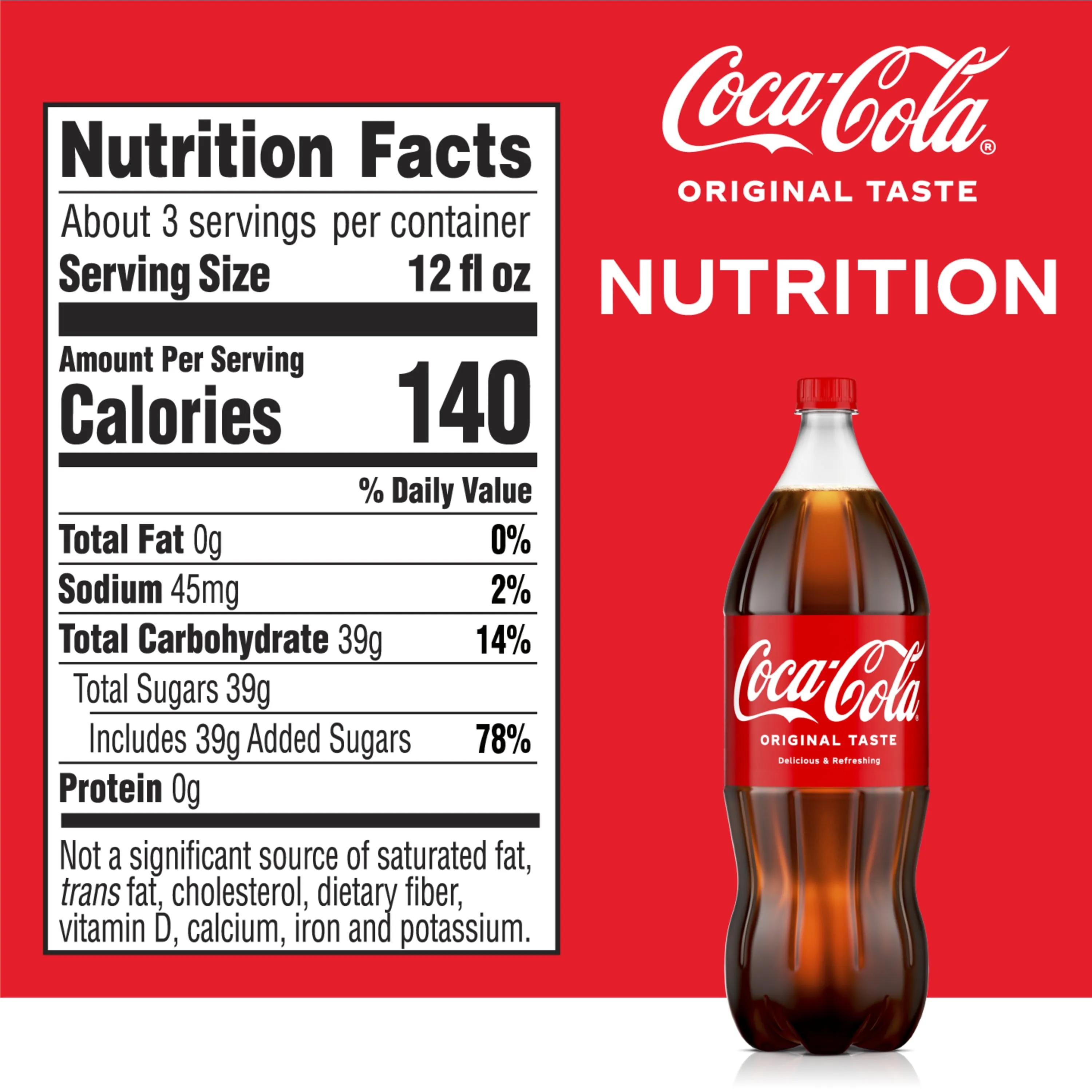 Coca-Cola Soda Pop, 2 Liter Bottle