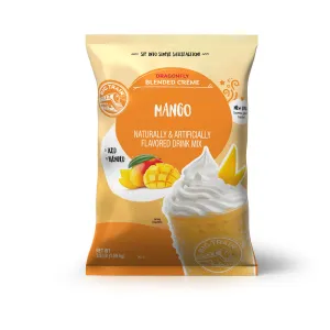 Dragonfly Mango Blended Crème Beverage Mix - 5 x 3.5lb Bags