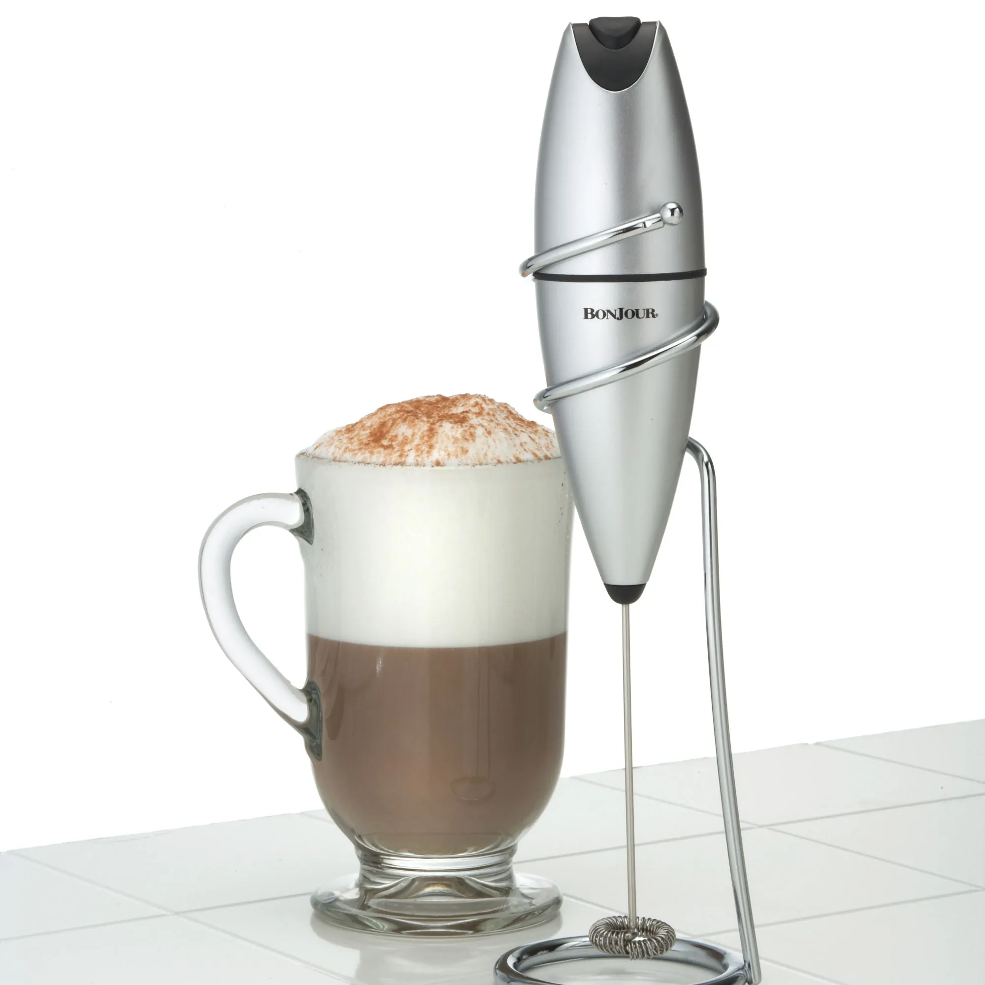 Hand-Held Oval Milk Frother