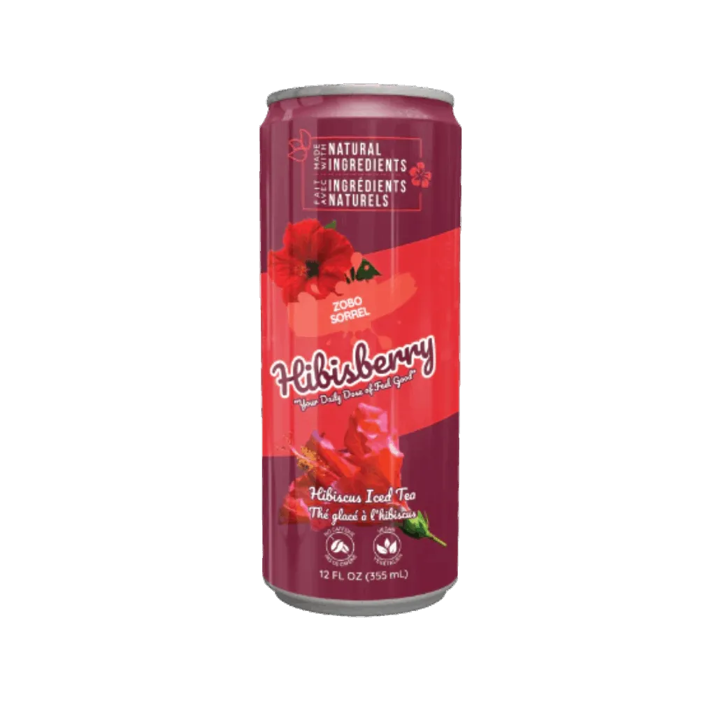 Hibisberry Hibiscus Iced Tea 355ml PAST DATED