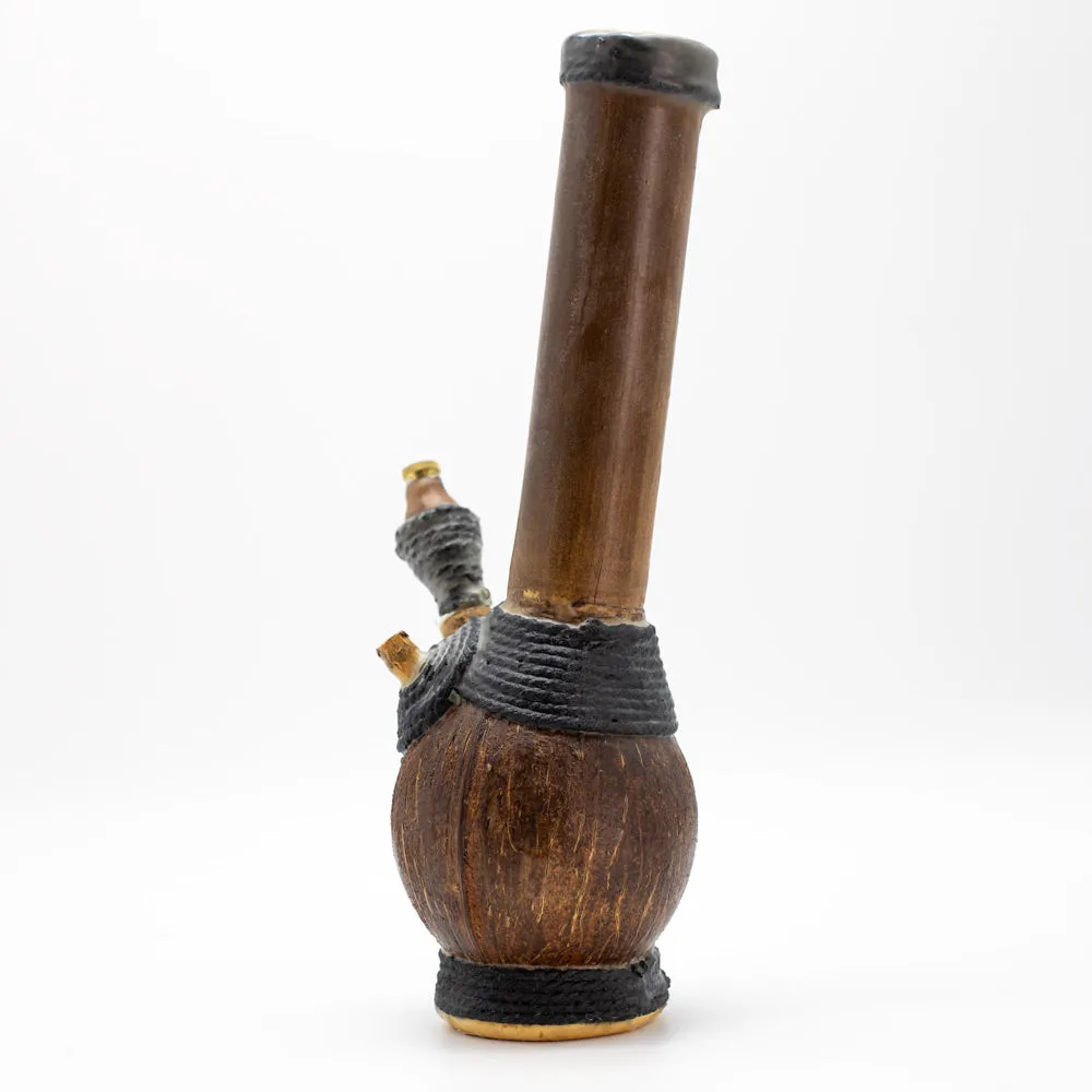 HUNI PIPE COCONUT AND BAMBOO - BLACK TWINE