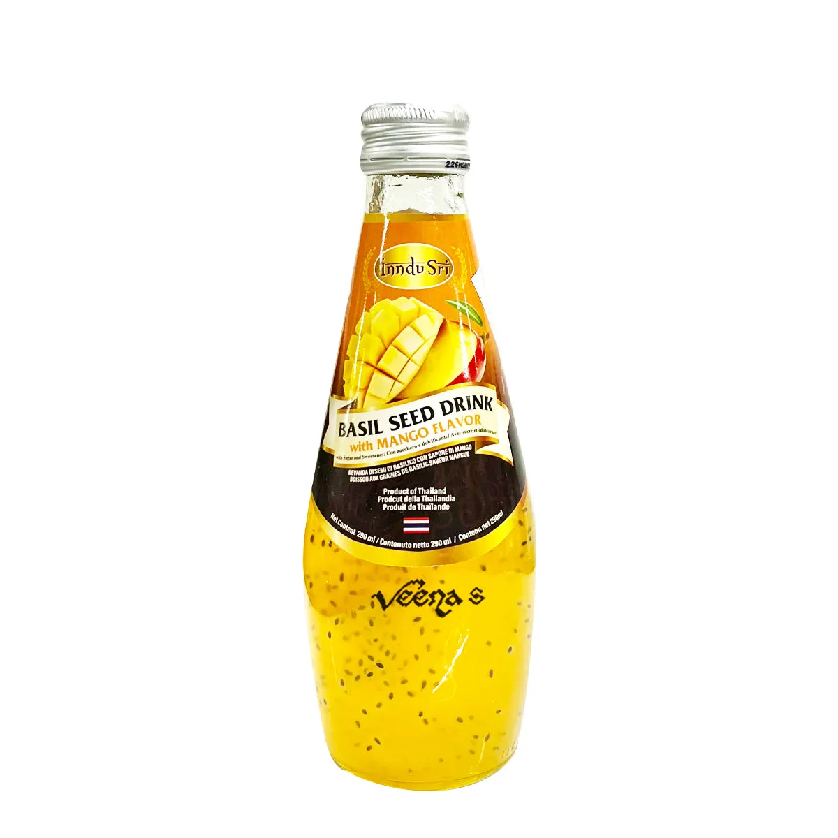 Inndu Sri Basil Seed Drink With Mango Flavour 290ml