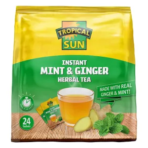 Instant Mint & Ginger Drink