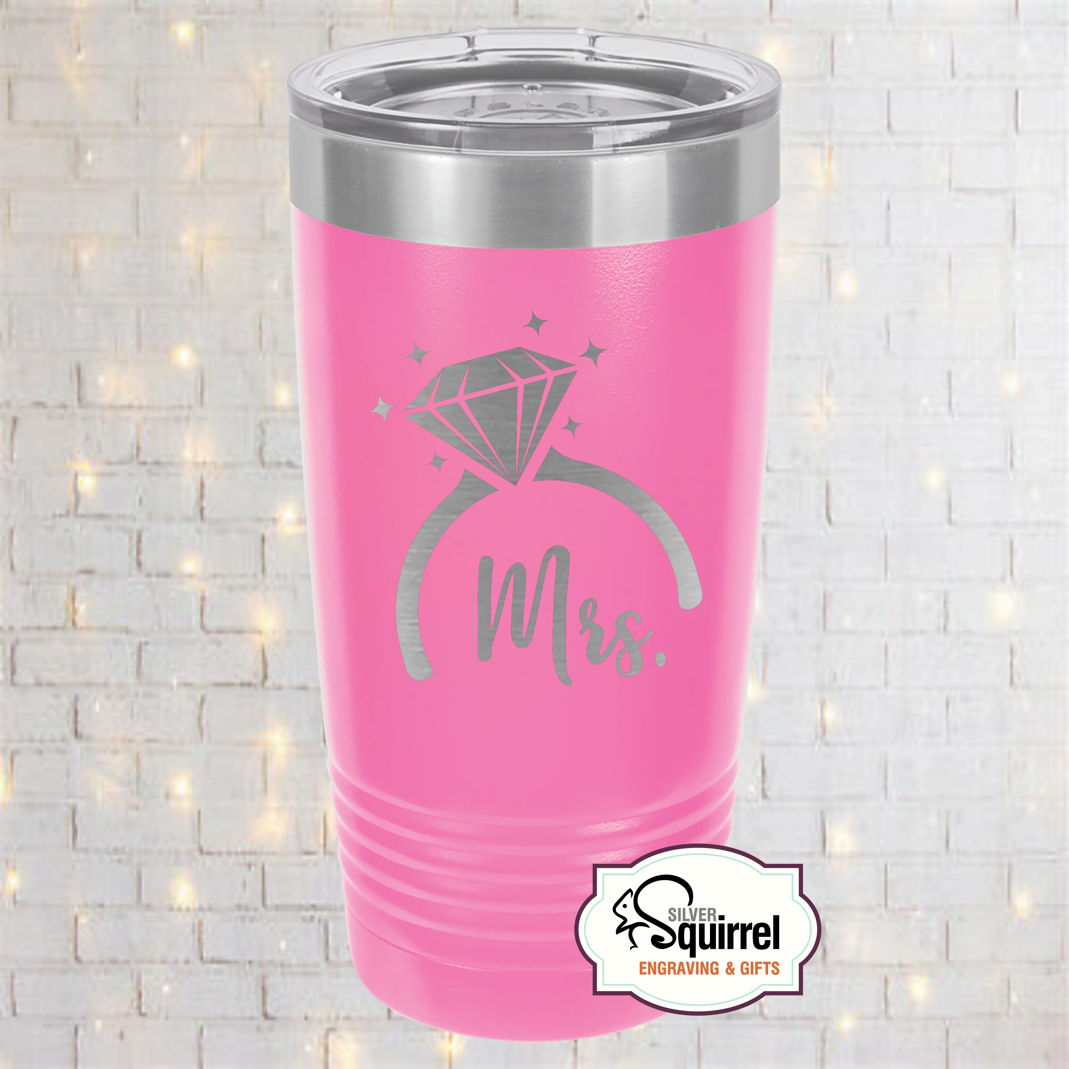 Insulated Tumbler {Mrs. Diamond Ring}