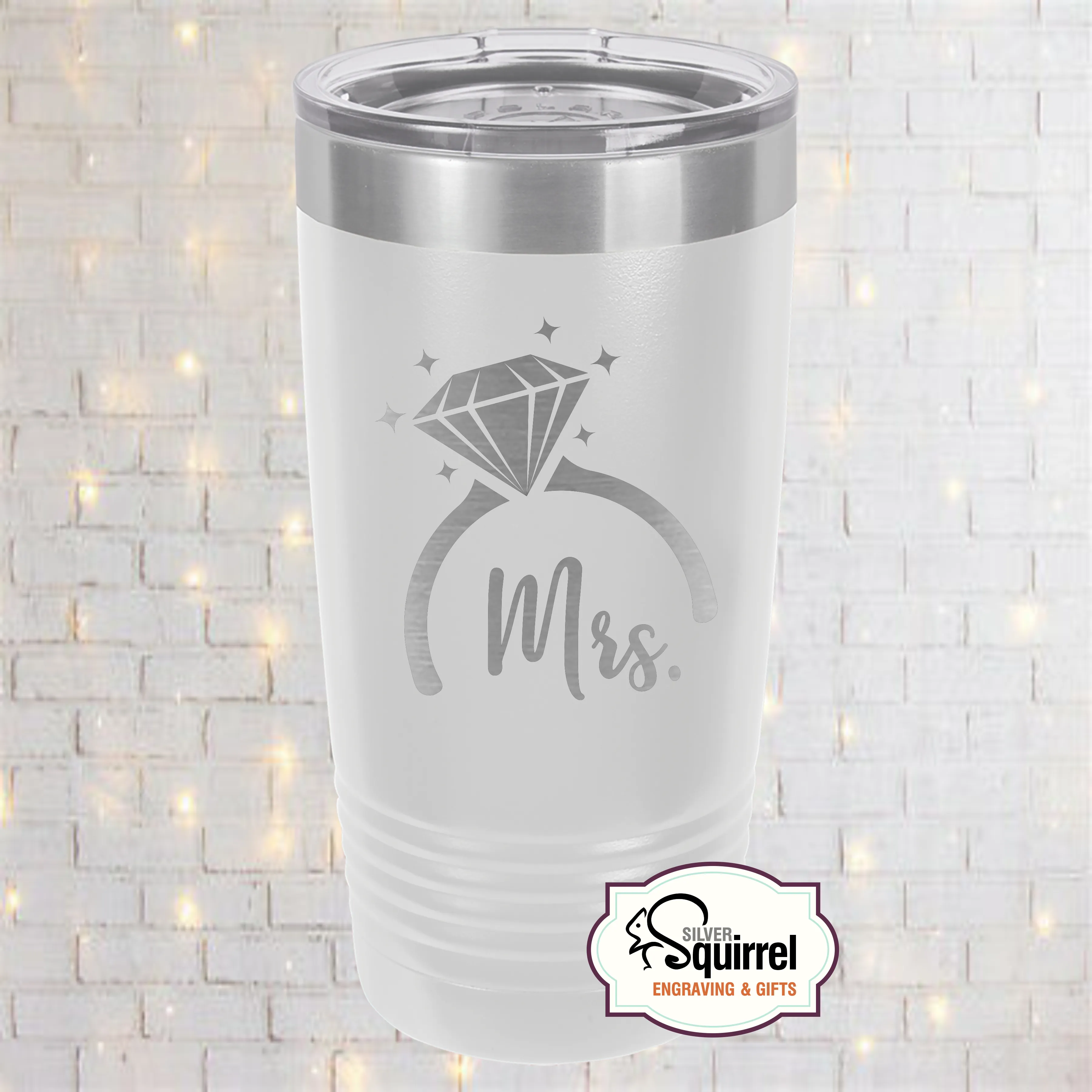 Insulated Tumbler {Mrs. Diamond Ring}