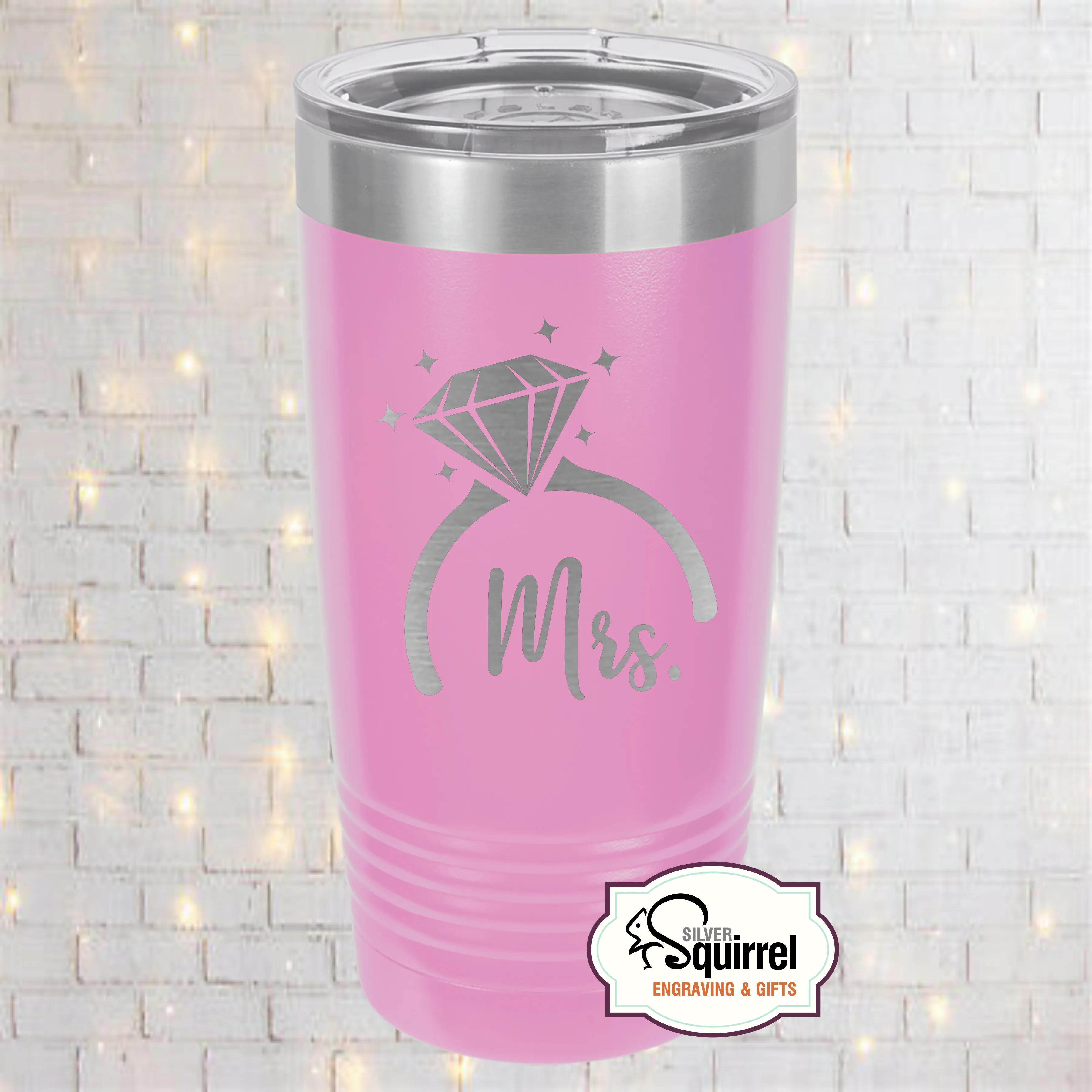 Insulated Tumbler {Mrs. Diamond Ring}