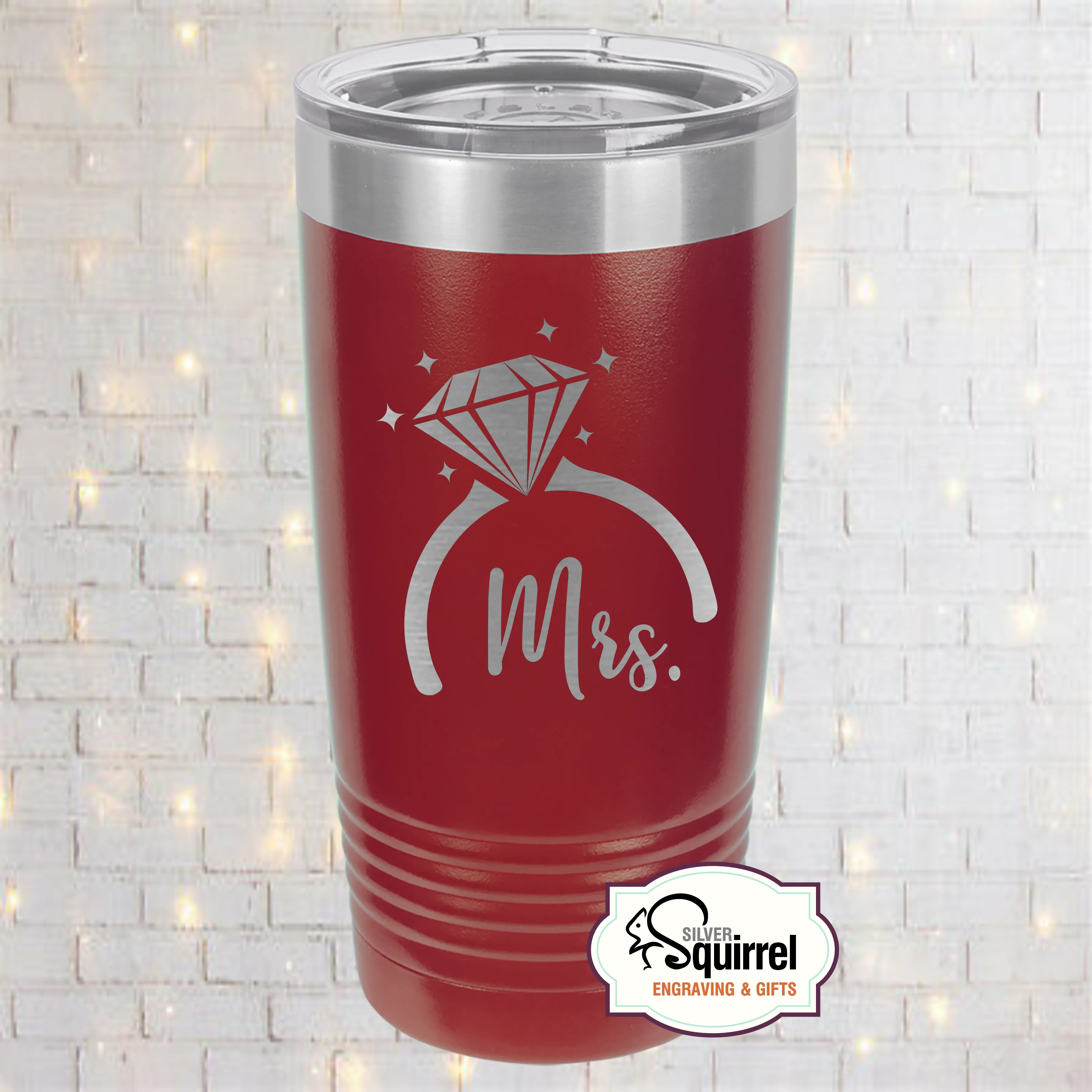 Insulated Tumbler {Mrs. Diamond Ring}