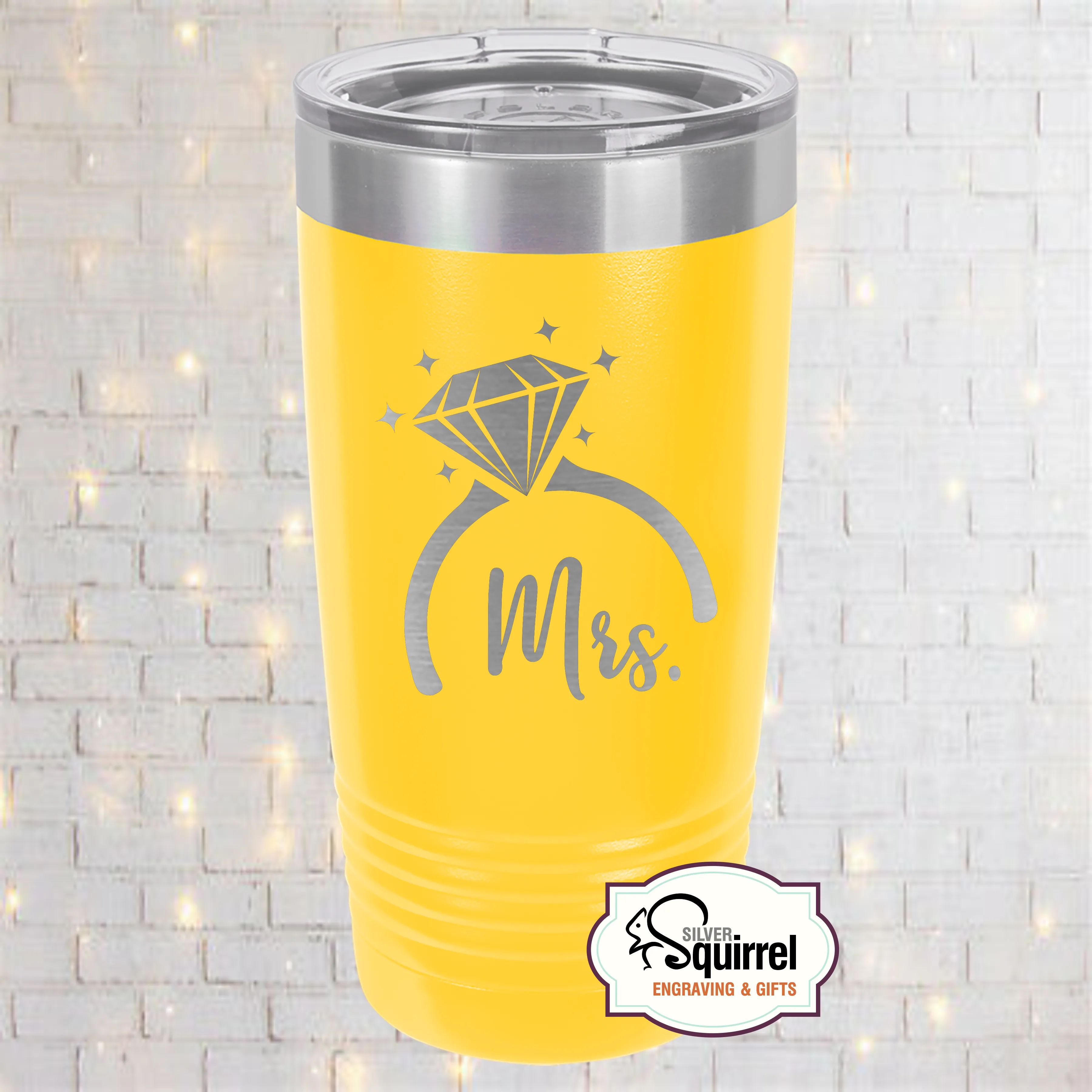 Insulated Tumbler {Mrs. Diamond Ring}