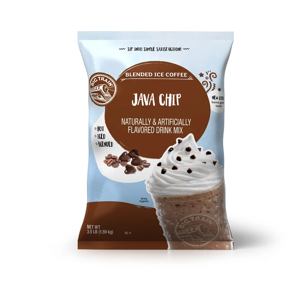 Java Chip Blended Ice Coffee Beverage Mix - 5 x 3.5lb Bags