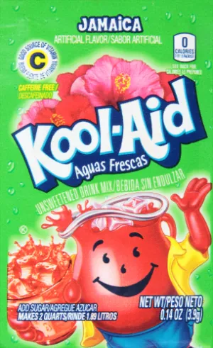 Kool Aid Aguas Frescas Jamaica Unsweetened Drink Mix 0.14oz