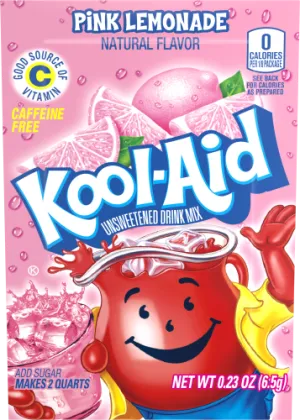 Kool Aid Pink Lemonade Unsweetened Drink Mix 0.23oz