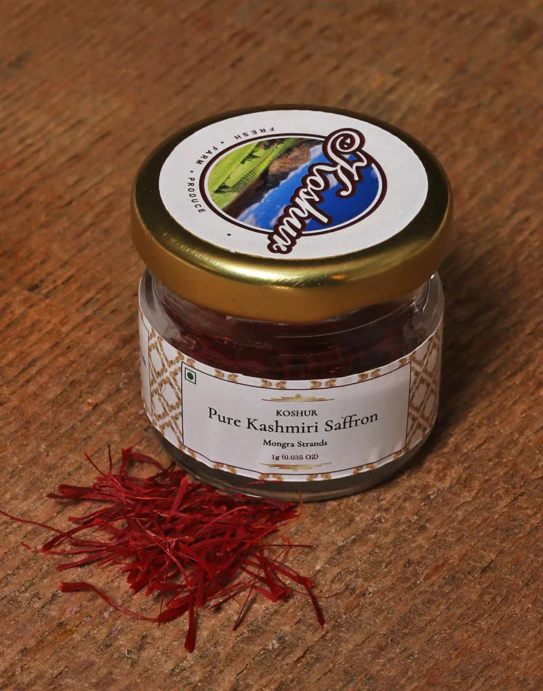 Koshur Kashmiri Kehwa Mix and Mongra Saffron Combo