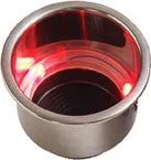 LED FLUSH MOUNT COMBO DRINK HOLDER W/ DRAIN FITTING