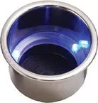 LED FLUSH MOUNT COMBO DRINK HOLDER W/ DRAIN FITTING