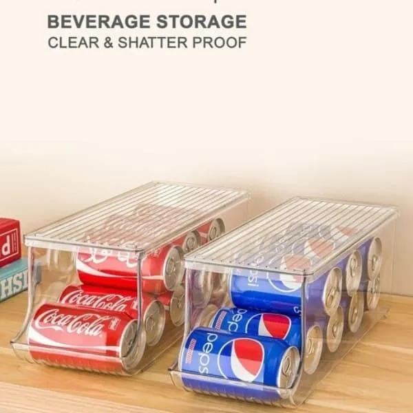 LIMON BEVERAGE STORAGE CABINET & FRIDGE ORGANIZER