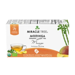 Miracle Tree's Organic Moringa Tea, Mango