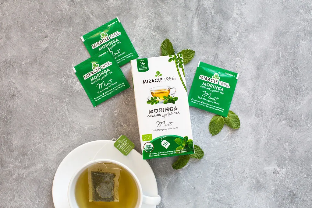 Miracle Tree's Organic Moringa Tea, Mint