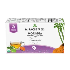 Miracle Tree's Organic Moringa Tea, Turmeric