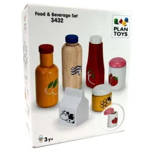 PlanToys Food & Beverage Set