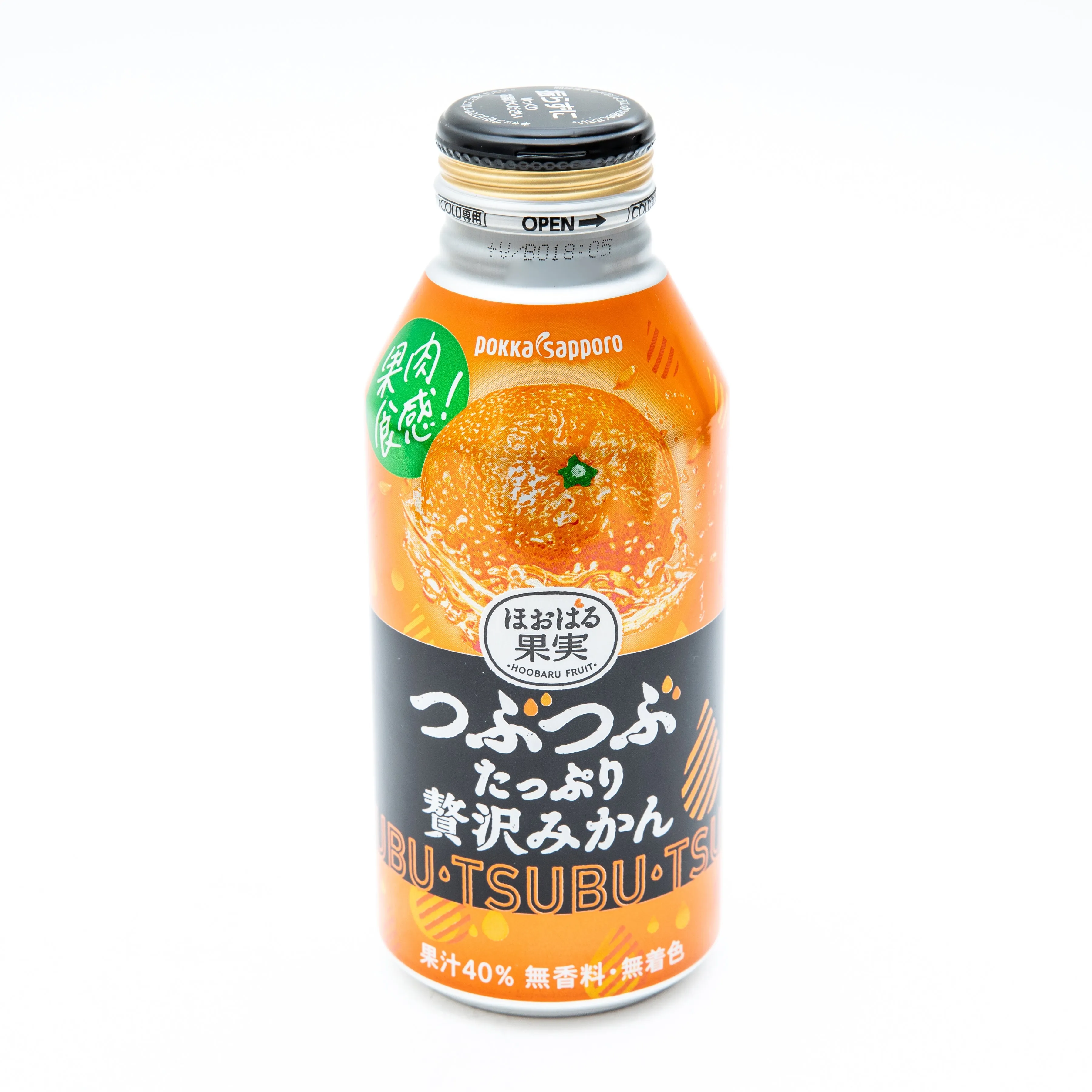 Pokka Sapporo Hoobaru Chunky Orange Juice with Pulp, 400g