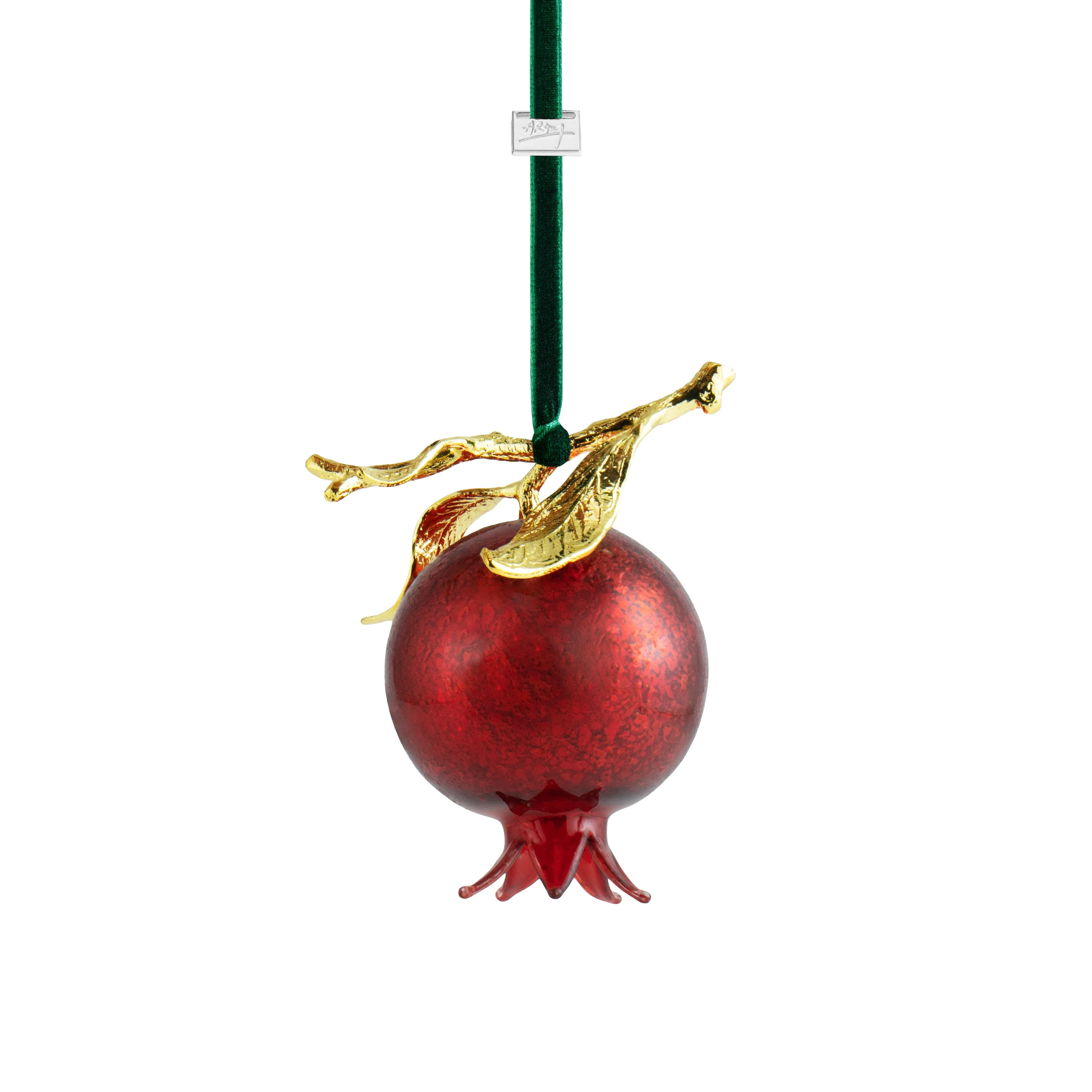 Pomegranate Glass Ornament