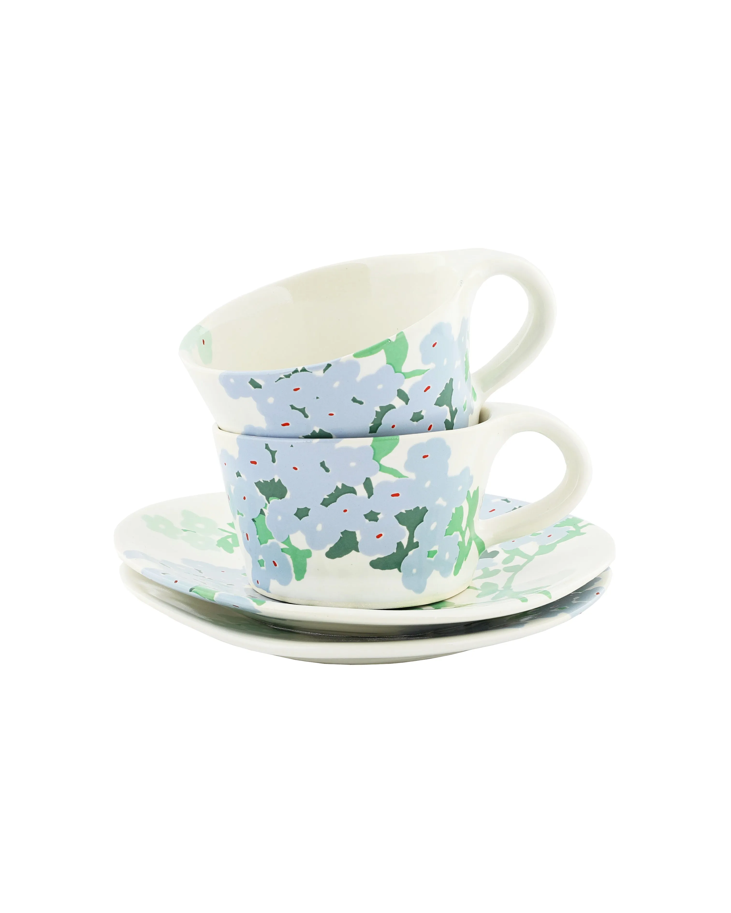 Set of 2 Cups & Saucers