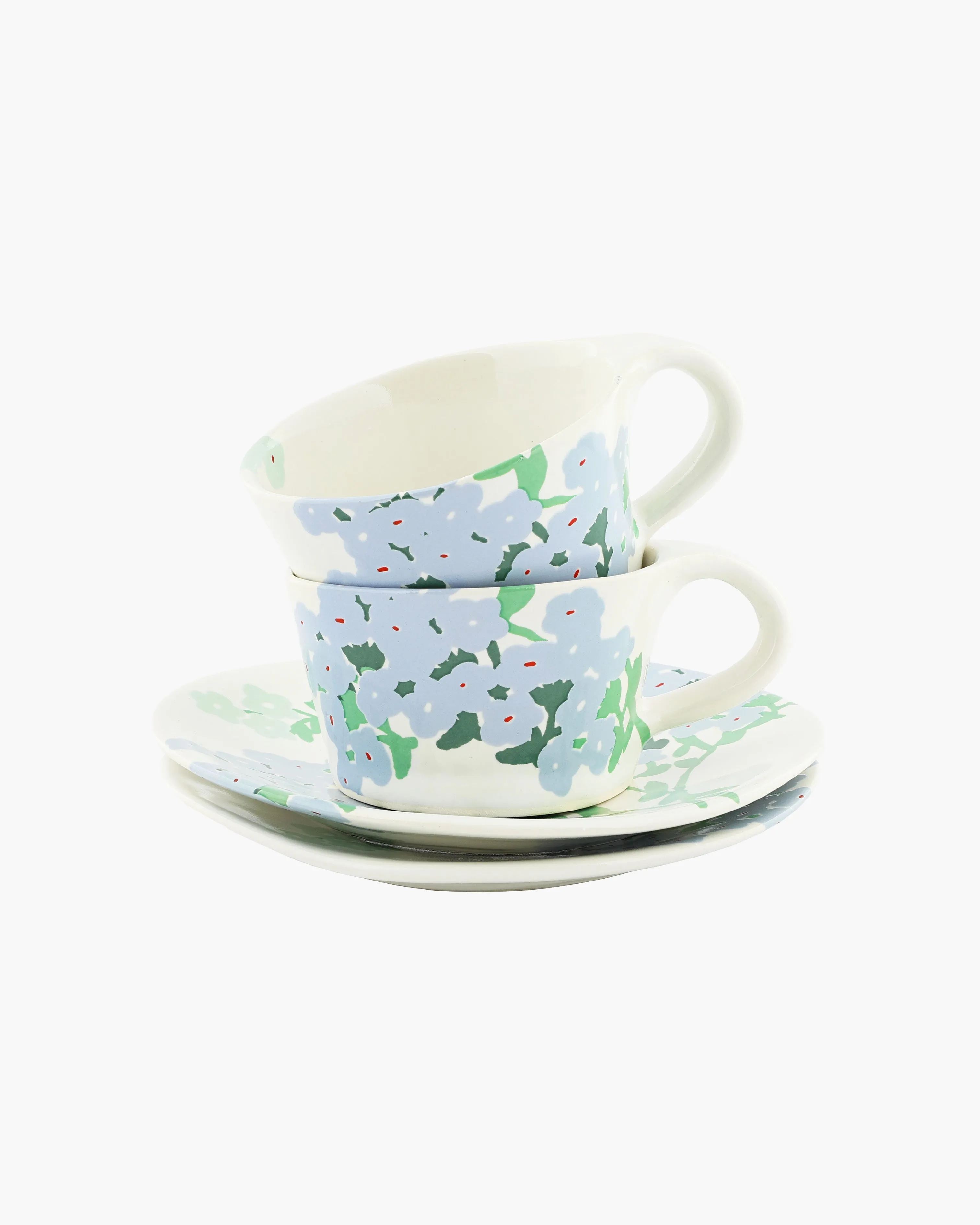 Set of 2 Cups & Saucers