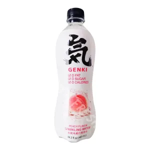 Sparkling Water White Peach Flavor GENKI FOREST 480ml