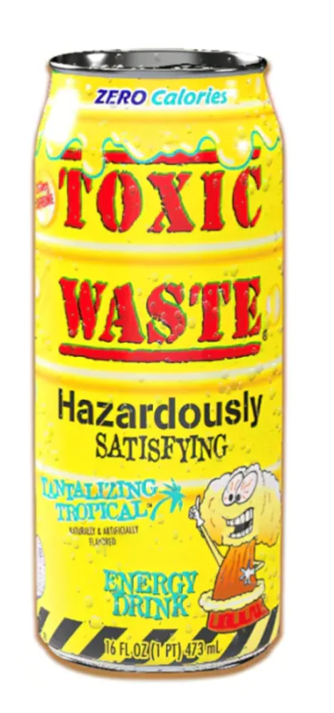 Toxic Waste Tantalizing Tropical Energy Drink 16oz