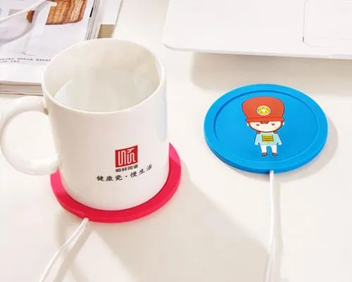 USB Electric Cartoon Silicone Beverage Cup Mat Warmer