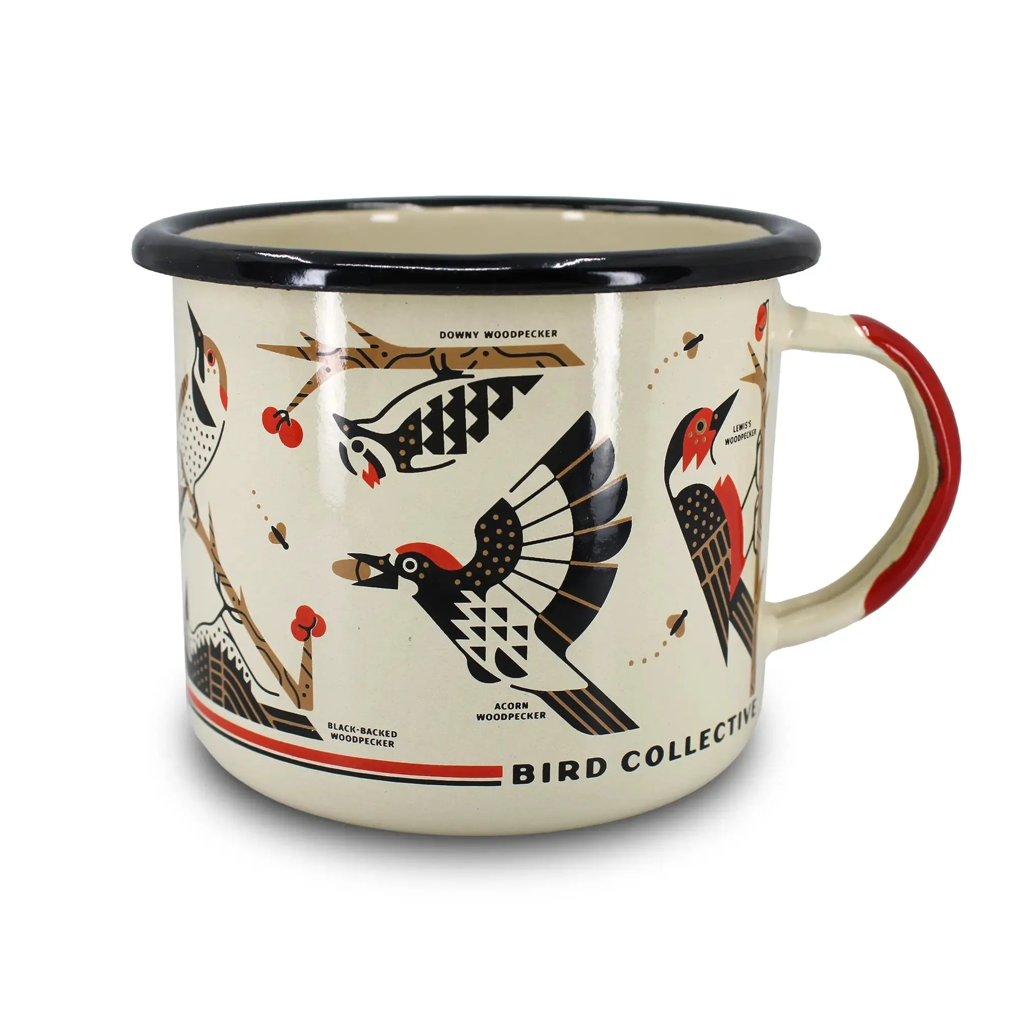 Woodpeckers of North America Enamel Mug