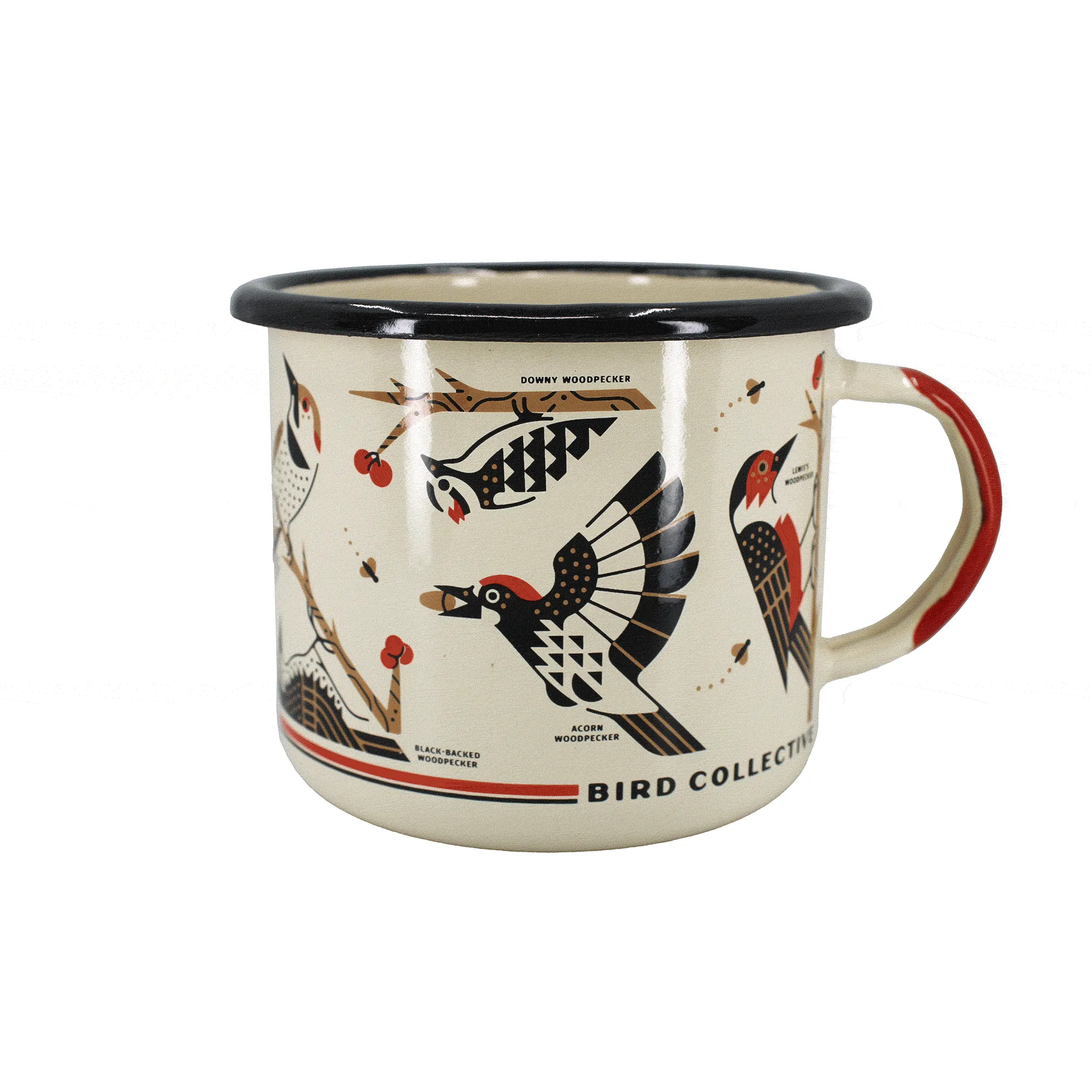 Woodpeckers of North America Enamel Mug